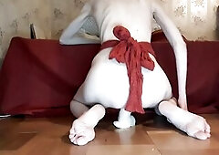 Slim teen Tracy Naghavi masturbates during the time that her ally is whatching at her.