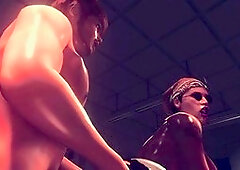 Guy fucks shemale, oral pleasure