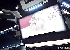 In Nature's Garb Sex Wrestling As Will Tile Fights Aria Khaide Then Face Bangs Her And Pounds Her Cunt