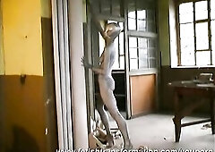 Who would think that there is a normal looking beauty beneath this extraordinary mask? But it's true! Watch the entire metamorphosis of this hott