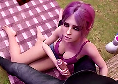 Interactive visual novel with a focus on ass and photo hunting