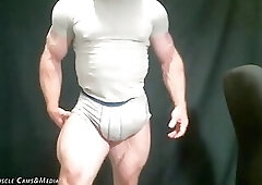 Tom Lord Flexing Posing and Nipple Play