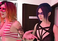 Fetish Locator 6 - Cock-sucker Lyssa Gives Me Fellatio in the Closet At The Fetish Party
