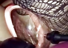 Chunky babe enjoys BDSM pussy torture with her creepy master