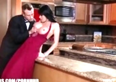 Gorgeous lady, Eva Karera and her date went to her place to have steamy sex