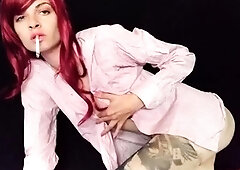 Mistress Marlena - Smoking In Pinky Panties