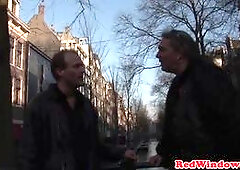 Dutch hooker creampied after doggystyle