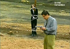 2 Latinas Tied Back-to-back And Cleave Gagged