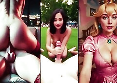 Chic AI Throat-screw and Tugjob Dreams with Cum-Glazing (June 2025)