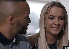 Trans babe Kayleigh was hired and fucked by Cassanova Dillon Diaz