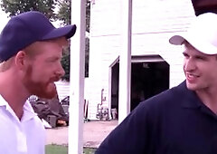 DrillMyHole: Muscled Cameron Foster with Colt Rivers rough fucks in the ass