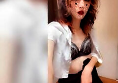 Cute Trans bothers u with wicked clip