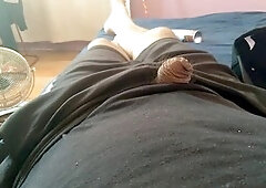 Man masturbating, finger-tickling, chilean