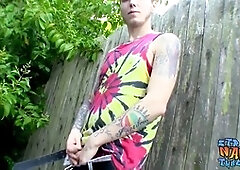 Straight naked thugs, outdoor, homo