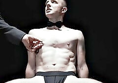 Gay Serg gets his ass stretched by the new master