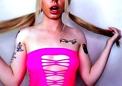 Naked Blonde Teen Girl Pussy Masturbation On Webcam