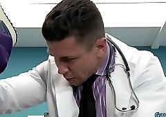 Muscle doctor anal sex with cumshot