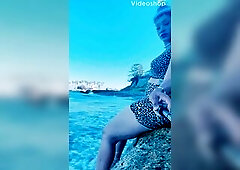 Birthday Ass cheeks on the Beach