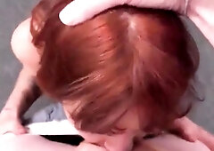 Holy Cornholio! - Naughty Redhead MILF Anal Casting Sex Eye