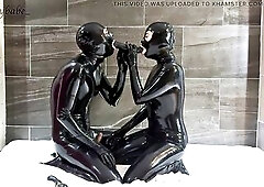 1st trailer for our recent movie! We had a blast with a double-ended sex-toy-sucking it, deepthroating it jointly, then sliding into a super hawt 69. 