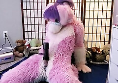 Puppygirl Milked with VacuGlide by Autoblow