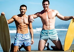 Rimming and deep anal with Manny and Jax