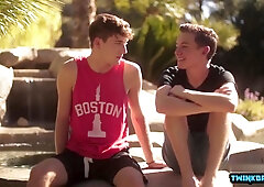 Steaming Youngsters No Condom And Spunk In Donk