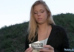 I was just about to catch a train when I saw this hot blonde standing by herself on the platform. She was so sexy! I had to fuck her! I told her about