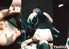 Mutual fisting with cock hungry sluts Axel Abysse and Yoshi Kawasaki