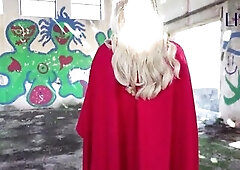 This youthful Supergirl is tricked by an grandpapa and taken to his secret lair
