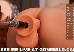 Live Big Ass Toy Fuck