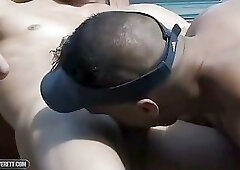 Brent Everett Jacking Off On Outdoor Deck