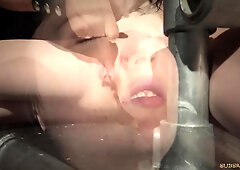 Bondage Teen 18+ In Hard Bdsm For Naughty Behavior Made To Cum