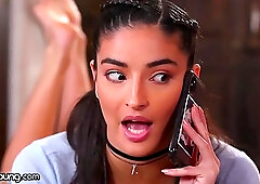 Hot Friday night fingering party turns into steamy lesbian love at her house