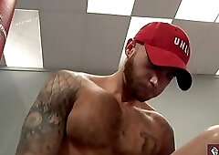 Deake Jaden riding dildo