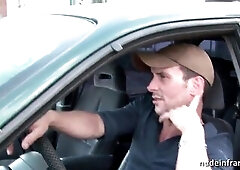 Amateur redhead hard anal drilled n fisted by the taxi driver