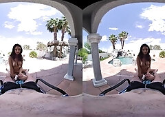 FuckPassVR - Stunning brunette Eliza Ibarra sucking and