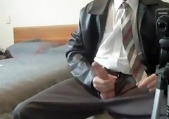 Crazy male in amazing big dick, handjob homo porn video