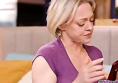 Dee Williams and her stepson EliasCashs explorative sex involving buttplug play