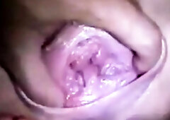 My large cunt filled with a big bottle