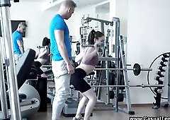Casual Teen Sex - Kira Stone - Casual teen screw with gym dude