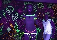 Lena Paul teases JMac with her big natural tits