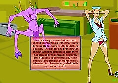 Cartoon bitches are getting restrained and stimulated in many ways, because they moan so good