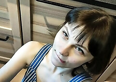 Hot and Intense Sex in the Kitchen with a Cute Horny