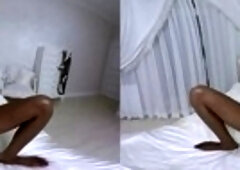 Luna Corazon gets cozy on the couch