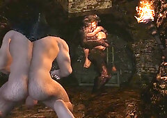 Desirable Gay Dude Felching - Footjob