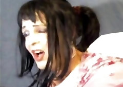 Carina jerking and cumming