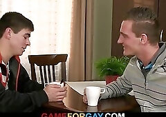 Straight honey gets seduced by gay