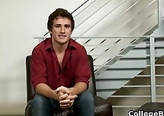 Nick Torretto wanking his great college dick