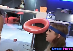 Teen superheros in sexy uniforms healing with pussies